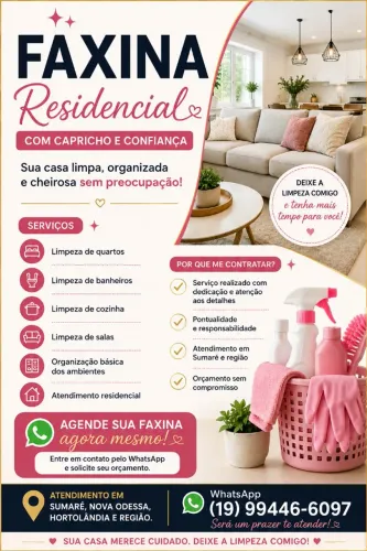 Faço faxina
