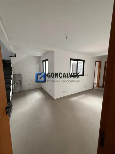 Cobertura Duplex com Varanda Gourmet em Santo André 2 Qtos, 2 Banhos, 1 Vaga
