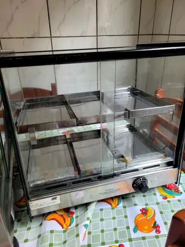Estufa para Salgados 6 Bandejas de Dois Andares Cinza