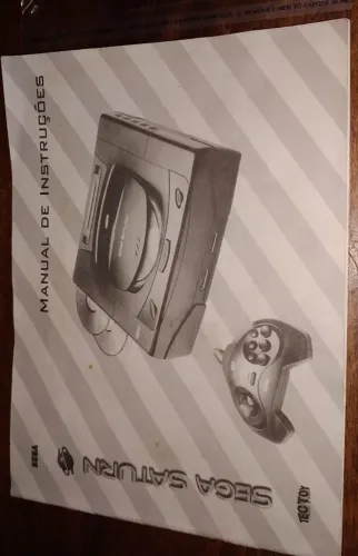 Manual de Instruções Original Sega Saturn Tectoy