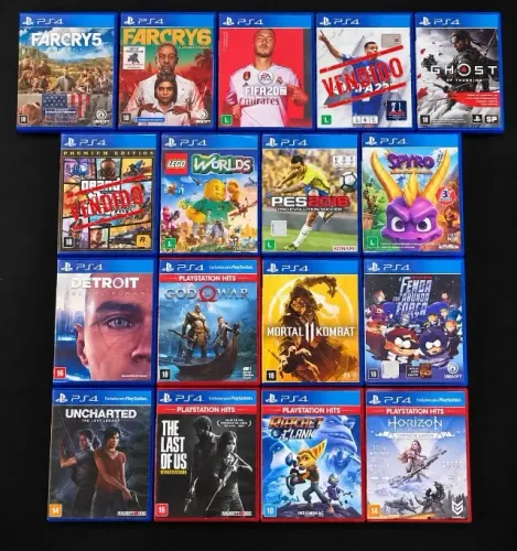 Jogos de PS4 a partir de R$50 (preços na descrição)