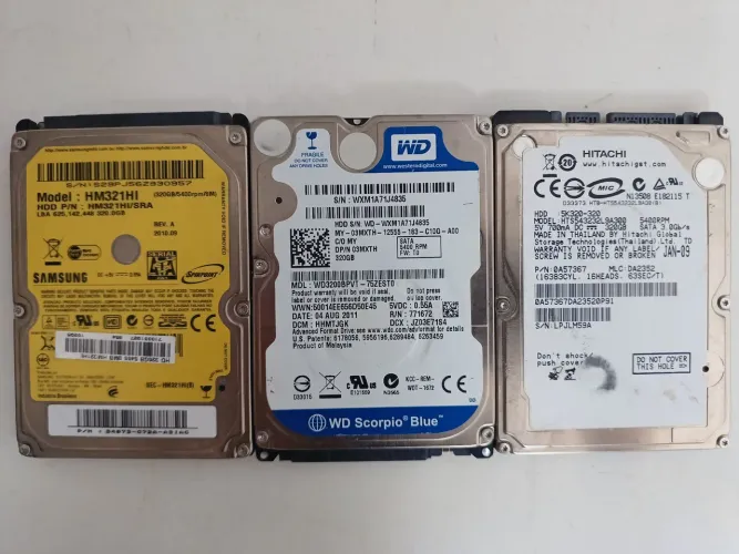 3 hds 320GB 2.5 notebook