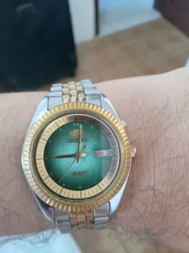 Relógio orient automático Riviera todo original lindo demais