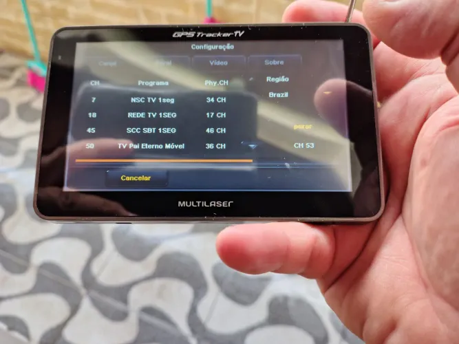 GPS com tv digital