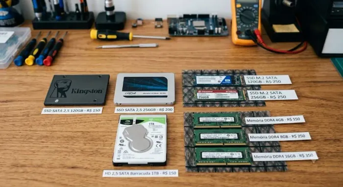 SSD HD E MEMORIA DDR4 NOTEBOOK