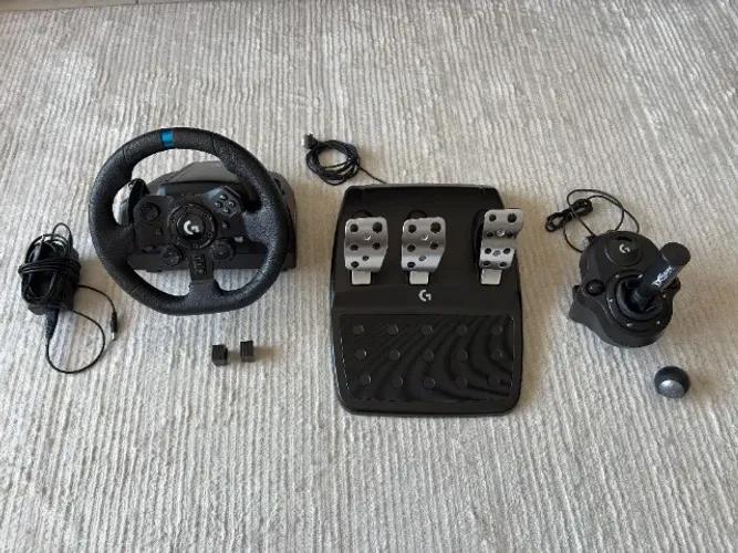 Volante Logitech G923 + Câmbio + Extreme Racing Mod