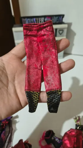 Monster high peça reposição calça Jinafire scaremaster