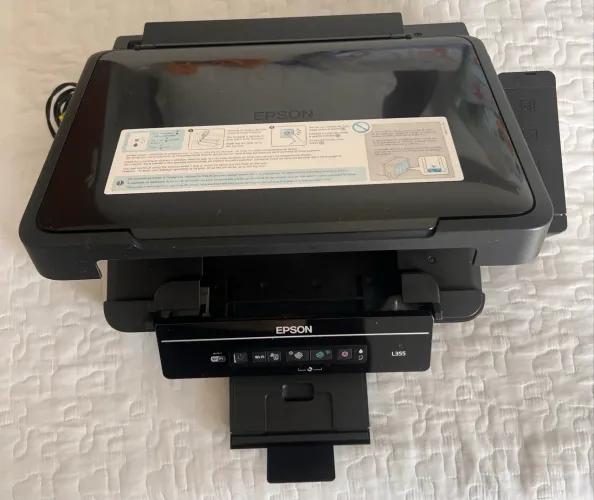 Impressora Multifuncional Epson EcoTank L355 Wi-Fi - Tanque de Tinta