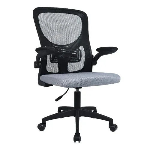 Cadeira Office Vinik LC2 Comfort Black/Gray, Braço Ajustável, Malha Mesh - WZetta