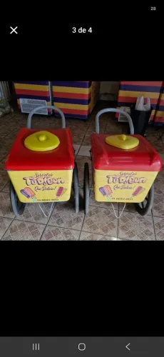 2 Carrinhos de sorvete thermo total