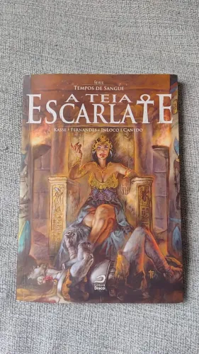A Teia Escarlate / HQ Quadrinho Tempos de Sangue Eduardo Kasse Raphael Fernandes / vampiro