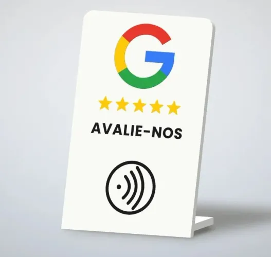 Placas Google Review NFC Virgens - Atacado para Revenda