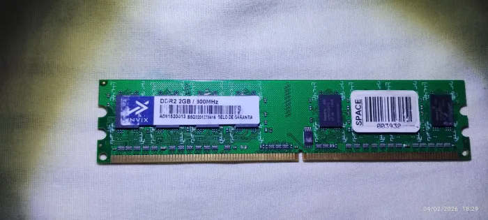 Vendo memóriaz DDR2 de 2gigas e 1 giga