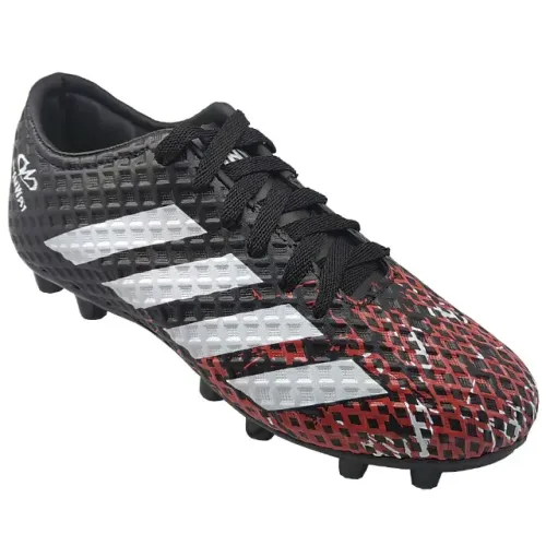 Chuteira Campo de Trava Masculina Futebol Preta Runway 2080CP