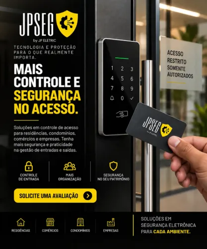 Mais controle e segurança no acesso.