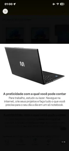 Vendendo notebook