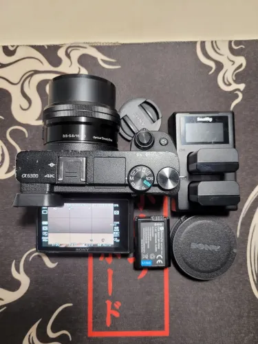 Câmera Sony A6300 + Lente Sony 16-55mm + 4 baterias + Cartão 128gb + 2 carregador