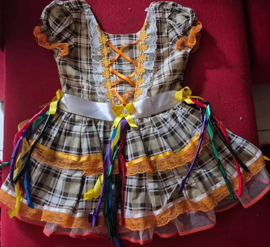 Vestido infantil junino