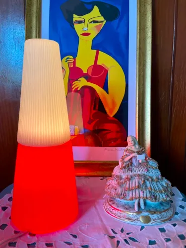 LUMINÁRIA VINTAGE LED FORMATO ESMALTE GIGANTE