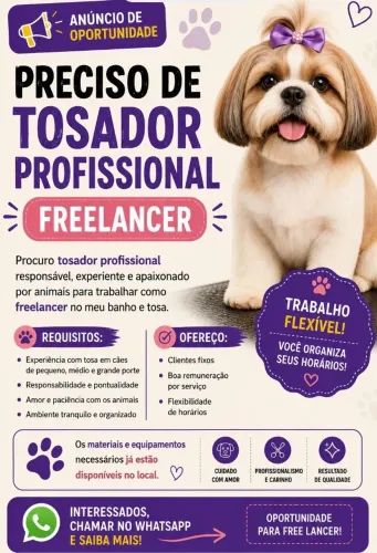 Procuro Tosador experiência