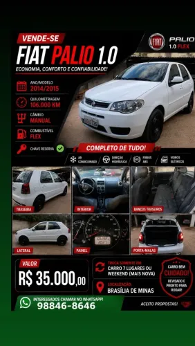 Fiat Palio Celebration 1.0 Fire Flex 8V 4P 2015