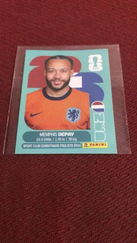 Figurinha Memphis Depay 2026 NED17 Nova Original!