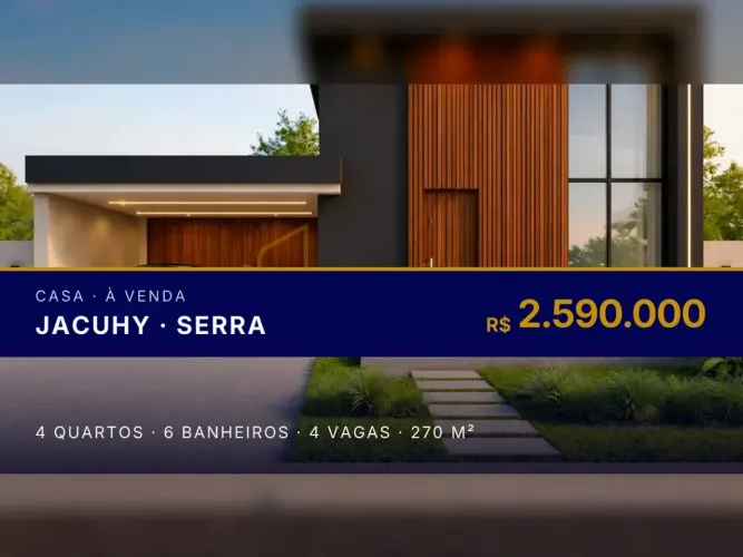 Seu Novo Lar no Jacuhy: Casa Linear com Piscina e 4 Vagas de Garagem
