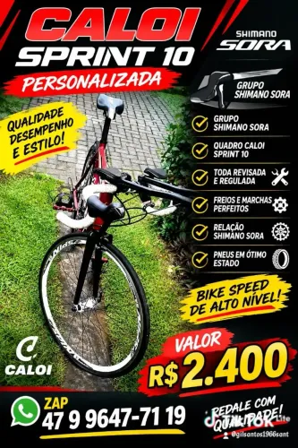Caloi Sprint 10 personalizada