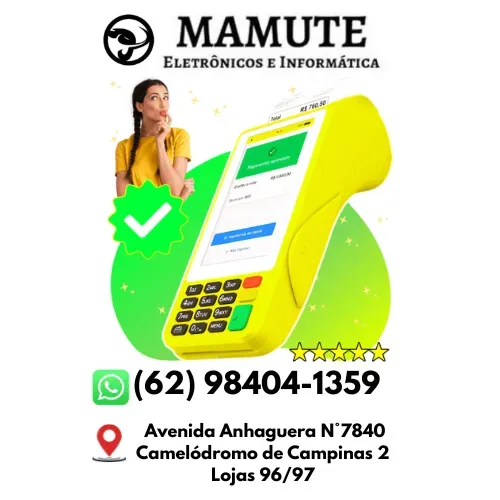 Maquininha de Cartão Point Pro 3 Mercado Pago Comprovante Menor Taxa