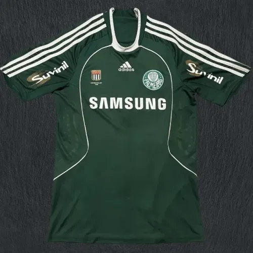 Camisa Palmeiras 08/09 Adidas Titular Verde Tamanho P #7 - Original