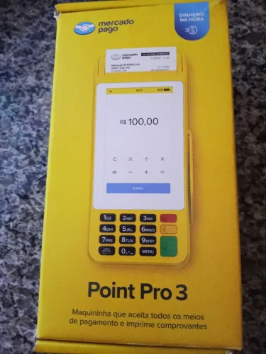 Maquininha de passar cartão ?