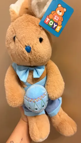 Coelho Charmoso azul 