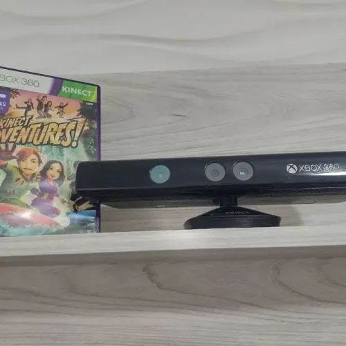 Sensor Kinect Xbox 360 com 2 jogos
