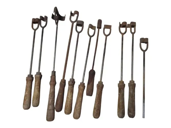 kit ferro marcar gado números 0 a 9