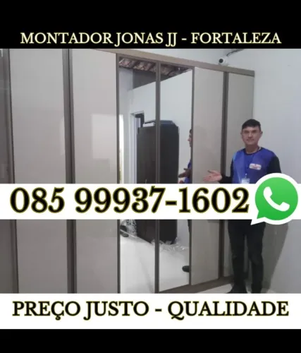 Montador de móveis com experiência em guarda-roupas, armários, closet e cômodas