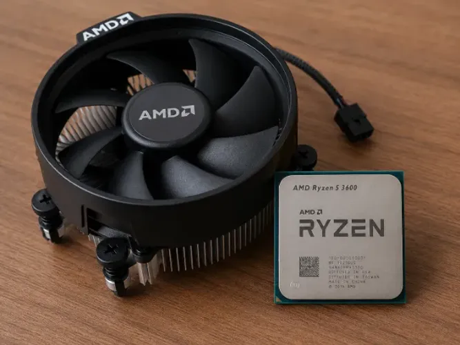 RYZEN 5 - 3600 (FUNCIONANDO COM COOLER ORIGINAL)