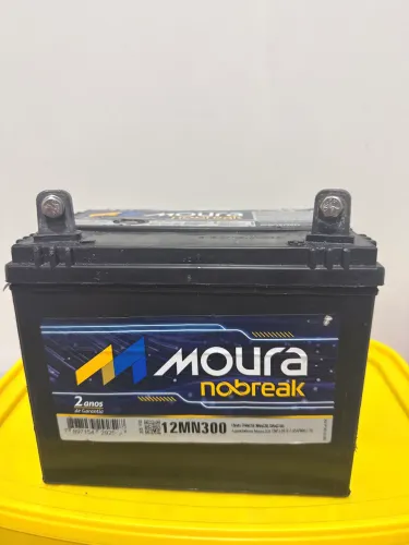 Nobreak Bateria Estacionária Moura 12v30ah 12mn300 Solar