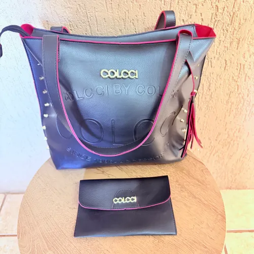 Bolsa Colcci preta grande 