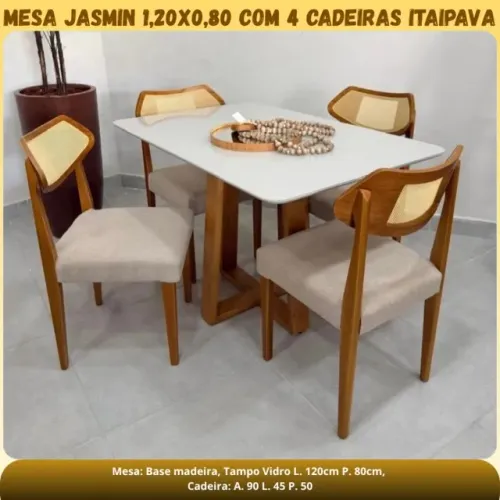 MESA JASMIM 1,20m X 0,80m