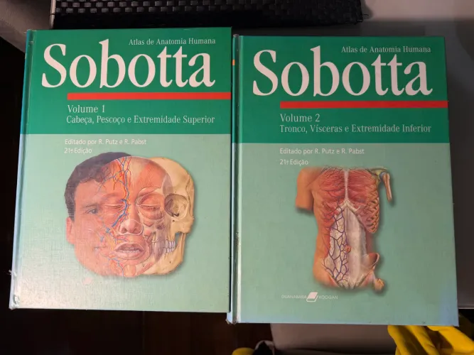 Sobotta volume 1 e 2 - Atlas de Anatomia Humana