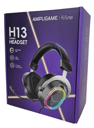 Headset Gamer Fifine Ampligame H13 Over-ear 7.1 RGB