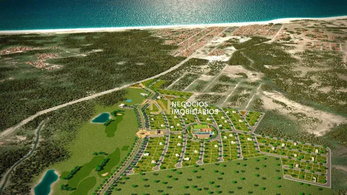 Lote de esquina com 578,00m² no Pipa Golf Condominium & Resort + projeto incluso em condom