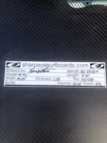 Prancha Sharpeye Surfboard - Modelo #77