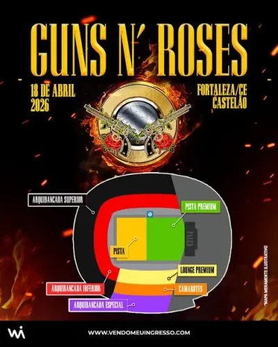 guns n roses 18/04 meia social superior 