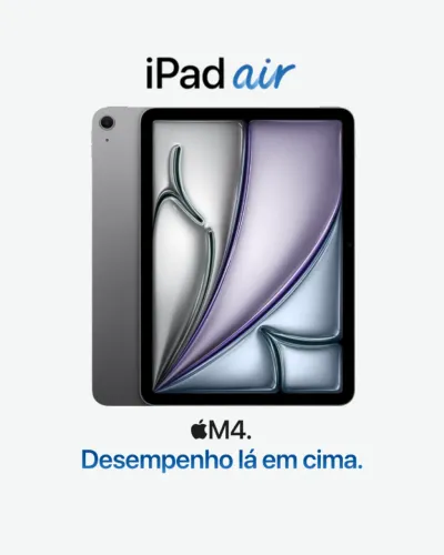 iPad Air M4 11 pol. | 128GB wi-fi | Space Gray | Lacrado | Pronta Entrega