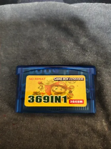 Cartucho Genérico 369 em 1 para Nintendo Game Boy Advance