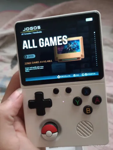 Mini Console Portátil Retrô GB350 Game Player (Estilo Game Boy) - Praticamente Novo!
