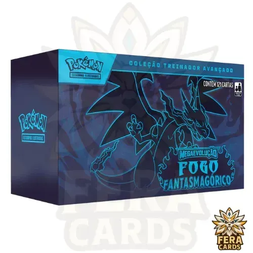 Coleção Treinador Avançado Fogo Fantasmagórico ETB Pokémon TCG