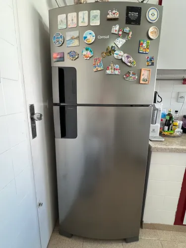 Geladeira Consul Frost Free 410L Inox - 110V