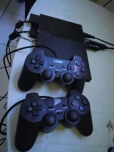 Kit com 2 controle para PS2